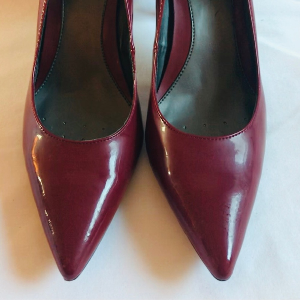 ALFANI Maroon Patent Heels